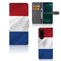 Sony Xperia 5III Bookstyle Case Nederlandse Vlag - thumbnail