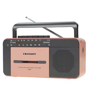 Crosley Draagbare Cassette Speler - Rose Goud/Grijs