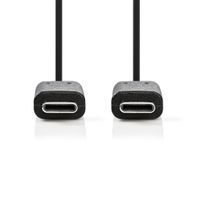 Nedis CCGB64700BK10 Usb 3.1-kabel (gen1) Type-c Male - Type-c Male 1,0 M Zwart - thumbnail