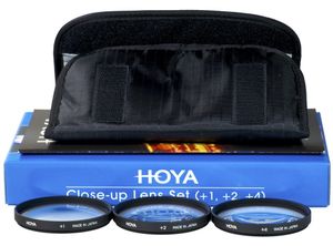 Hoya Filter Close-Up Set (+1, +2, +4), HMC II - 55mm