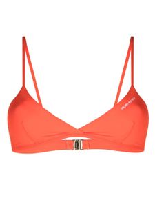 Sporty & Rich haut de bikini à logo imprimé - Orange