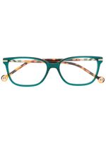 Carolina Herrera lunettes de vue à monture d'inspiration wayfarer - Bleu