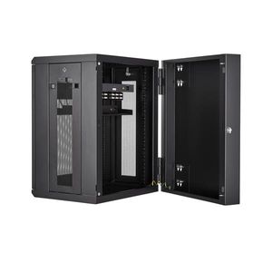 StarTech.com 15U Serverkast rack wand monteerbaar diepte tot 20" / 50 cm scharnierende behuizing