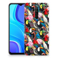 Xiaomi Redmi 9 TPU Hoesje Birds - thumbnail