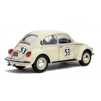 Solido Volkswagen Beetle 1303 Racer 53 Klassieke auto miniatuur Voorgemonteerd 1:18 - thumbnail