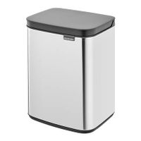 Brabantia Bo Afvalemmer 4 L - Brilliant Steel - thumbnail