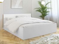 Tweepersoonsbed TOKOMA 160x200 cm wit - thumbnail