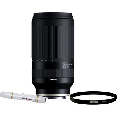 Tamron 70-300mm f/4.5-6.3 Di III RXD Sony FE + UV-Filter 67mm + Elite Lenspen Tamron 70-300mm f/4.5-6.3 Di III RXD Sony FE + UV-Filter 67mm + Elite Lenspen