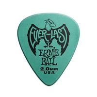 Ernie Ball 2.0 mm Teal Everlast Picks 12-pack