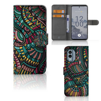 Nokia X30 Telefoon Hoesje Aztec