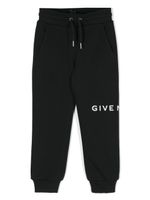 Givenchy Kids pantalon de jogging à logo imprimé - Noir