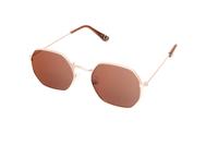Kost zonnebril unisex bruin/goud (H59)