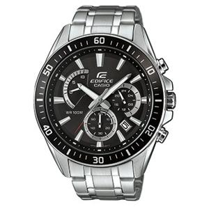 Casio EFR-552D-1AVUEF Horloge Chronograaf (l x b x h) 53 x 47 x 12.3 mm Zilver Materiaal (behuizing): RVS Materiaal (armband): RVS