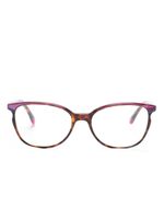 Etnia Barcelona lunettes de vue Vera Cruz 22 à monture papillon - Marron