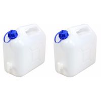 2x Jerrycan voor water 5 liter