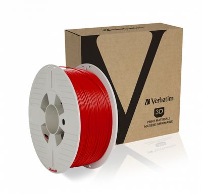 Verbatim 55030 Filament Filament ABS kunststof 1.75 mm 1000 g Rood 1 stuk(s)