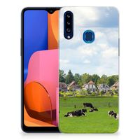 Samsung Galaxy A20s TPU Hoesje Koeien - thumbnail