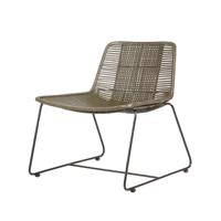 LABEL51 Fauteuil Jax - Army green - Rotan