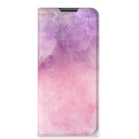 Bookcase OPPO A54 5G | A74 5G | A93 5G Pink Purple Paint