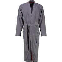 Cawö Cawö 816 Heren kimono badjas - anthrazit-72 46/48