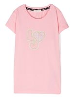 Liu Jo Kids t-shirt à paillettes - Rose