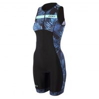 Zone3 Activate plus tropical palm trisuit mouwloos dames L