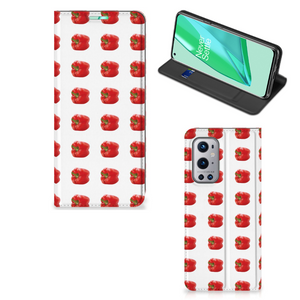 OnePlus 9 Pro Flip Style Cover Paprika Red