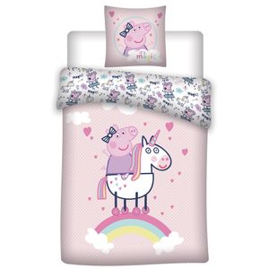 Peppa Pig Dekbedovertrek Unicorn