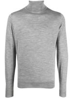 John Smedley pull en maille à col roulé - Gris