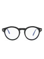 TOM FORD Eyewear lunettes de vue à monture ronde - Noir