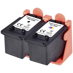 Renkforce Inktcartridge vervangt Canon PG-540, CL-541 Compatibel Combipack Zwart, Cyaan, Magenta, Geel RF-5628790