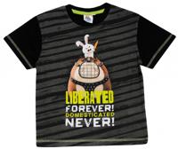 Universal T shirt Huisdiergeheimen junior katoen zwart mt 6 jaar