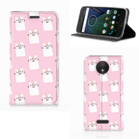 Motorola Moto C Plus Hoesje maken Sleeping Cats