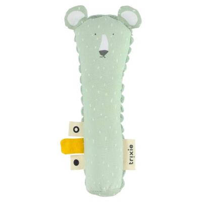 Trixie knijprammelaar Mr. Polar Bear junior 16 cm katoen groen
