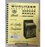 Wurlitzer 2800 And 2810 Jukebox Service Manual - thumbnail