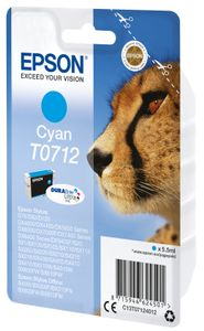 Epson Inktcartridge T0712 Origineel Cyaan C13T07124012