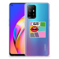 OPPO A94 5G | Reno5 Z Silicone Back Cover Popart Princess - thumbnail