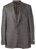 Canali blazer à carreaux - Gris