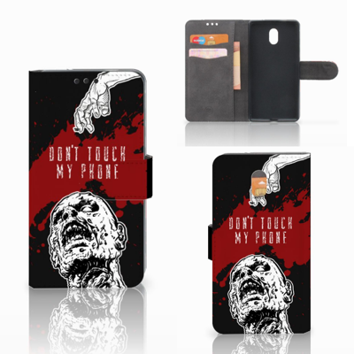 Nokia 3 Portemonnee Hoesje Zombie Blood Nokia 3 Portemonnee Hoesje Zombie Blood