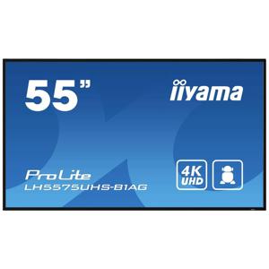 iiyama LH5575UHS-B1AG beeldkrant Digitale signage flatscreen 138,7 cm (54.6") LCD Wifi 500 cd/m² 4K Ultra HD Zwart Type processor Android 11 24/7