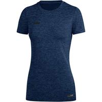 JAKO - T-Shirt Premium Basics, Dames, Marine Gevlekt, 34