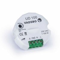 Vadsbo LED dimmer 100W  UD100 Pulsdrukker bediening op meerdere plaatsen te bedienen indien gewenst