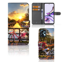 Motorola Moto G13 | G23 Flip Cover Amsterdamse Grachten - thumbnail