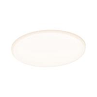 Paulmann 92389 LED-paneel inbouwlamp Veluna VariFit IP44 185 mm rond incl. 1x8,5 watt plafondlamp satijn kunststof 3000 K
