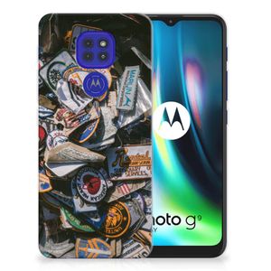 Motorola Moto G9 Play | E7 Plus Siliconen Hoesje met foto Badges