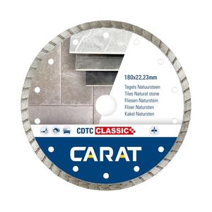 Carat Diamantzaag | Beton / Natuursteen | Ø180X22.23mm | TYPE CDTC / CLASSIC - CDTCC18030