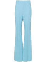 Ermanno Scervino pantalon palazzo à taille haute - Bleu