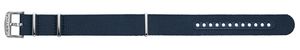 Horlogeband Certina C0324291804100A / C604022164 Nylon/perlon Blauw 21mm