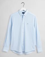 Gant Heren Overhemd Tech Prep Lichtblauw Gestreept Regular Fit