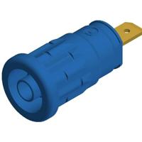 Socket Laboratorium socket SEB 4 mm SKS Hirschmann SEB 2610 F4,8 972355102 blauw 1 stuk